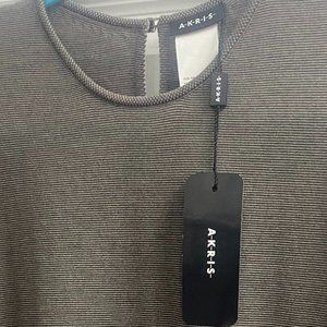 AKRIS Top - pullover short sleeve 70% cashmere and 30% silk blend
